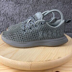 NOBULL Knit Runner Running Shoe Womens 6 Gray Athletic Trainer Gym Sneakers
